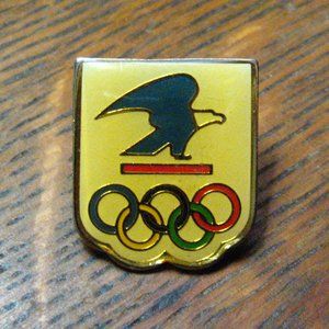 USPS Olympic Games Sponsor Vintage Lapel Pin